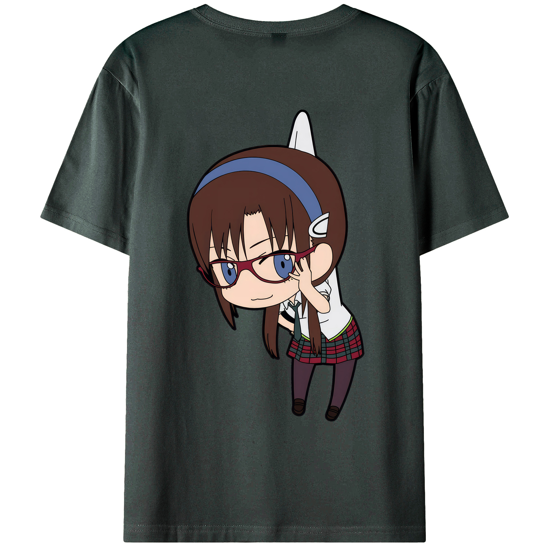 （画像用） EVA 新世紀エヴァンゲリオン 綿100％ メンズ半袖Tシャツ（バックプリント） 通気性
